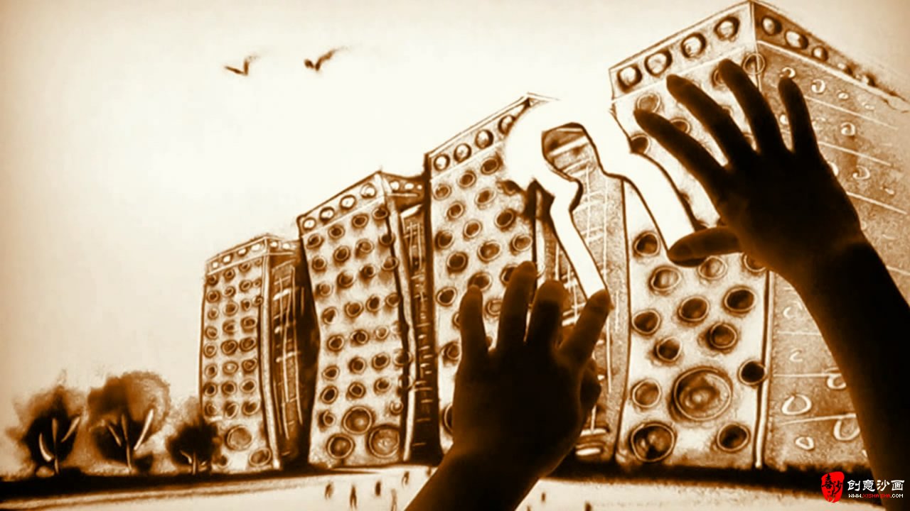 沙画图片